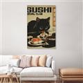 Picture of The Salmon Thief _GroupedProduct_Rectangle_Portrait_Canvas_Framed_
