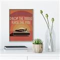 Picture of Drop the Needle, Raise the Vibe _GroupedProduct_Rectangle_Portrait_Canvas_Framed_