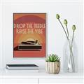 Picture of Drop the Needle, Raise the Vibe _GroupedProduct_Rectangle_Portrait_Canvas_Framed_