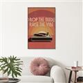 Picture of Drop the Needle, Raise the Vibe _GroupedProduct_Rectangle_Portrait_Canvas_Framed_