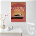Picture of Drop the Needle, Raise the Vibe _GroupedProduct_Rectangle_Portrait_Canvas_Framed_