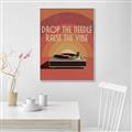 Picture of Drop the Needle, Raise the Vibe _GroupedProduct_Rectangle_Portrait_Canvas_Framed_