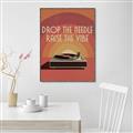 Picture of Drop the Needle, Raise the Vibe _GroupedProduct_Rectangle_Portrait_Canvas_Framed_