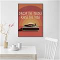 Picture of Drop the Needle, Raise the Vibe _GroupedProduct_Rectangle_Portrait_Canvas_Framed_
