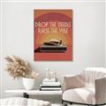 Picture of Drop the Needle, Raise the Vibe _GroupedProduct_Rectangle_Portrait_Canvas_Framed_