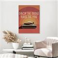 Picture of Drop the Needle, Raise the Vibe _GroupedProduct_Rectangle_Portrait_Canvas_Framed_