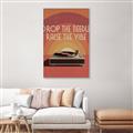 Picture of Drop the Needle, Raise the Vibe _GroupedProduct_Rectangle_Portrait_Canvas_Framed_