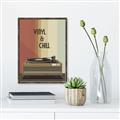 Picture of Vinyl and Chill _GroupedProduct_Rectangle_Portrait_Canvas_Framed_
