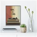 Picture of Vinyl and Chill _GroupedProduct_Rectangle_Portrait_Canvas_Framed_
