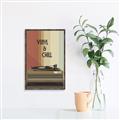 Picture of Vinyl and Chill _GroupedProduct_Rectangle_Portrait_Canvas_Framed_