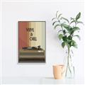 Picture of Vinyl and Chill _GroupedProduct_Rectangle_Portrait_Canvas_Framed_