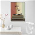 Picture of Vinyl and Chill _GroupedProduct_Rectangle_Portrait_Canvas_Framed_