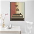 Picture of Vinyl and Chill _GroupedProduct_Rectangle_Portrait_Canvas_Framed_