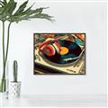 Picture of Disk Jockey  _GroupedProduct_Rectangle_Landscape_Canvas_Framed_