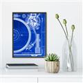 Picture of Blue Print Vinyl I _GroupedProduct_Rectangle_Portrait_Photography _GroupedProduct_Rectangle_Portrait_Canvas_Framed_