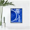 Picture of Blue Print Vinyl I _GroupedProduct_Rectangle_Portrait_Photography _GroupedProduct_Rectangle_Portrait_Canvas_Framed_
