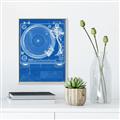 Picture of Blue Print Vinyl II _GroupedProduct_Rectangle_Portrait_Photography _GroupedProduct_Rectangle_Portrait_Canvas_Framed_