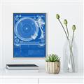 Picture of Blue Print Vinyl II _GroupedProduct_Rectangle_Portrait_Photography _GroupedProduct_Rectangle_Portrait_Canvas_Framed_