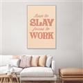 Picture of Born to Slay, Forced to Work _GroupedProduct_Rectangle_Portrait_Canvas_Framed_