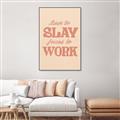 Picture of Born to Slay, Forced to Work _GroupedProduct_Rectangle_Portrait_Canvas_Framed_