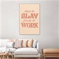Picture of Born to Slay, Forced to Work _GroupedProduct_Rectangle_Portrait_Canvas_Framed_