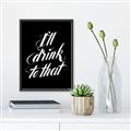 Picture of I'll Drink to That _GroupedProduct_Rectangle_Portrait_Canvas_Framed_