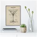 Picture of The Anatomy of a Martini _GroupedProduct_Rectangle_Portrait_Canvas_Framed_