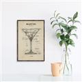 Picture of The Anatomy of a Martini _GroupedProduct_Rectangle_Portrait_Canvas_Framed_