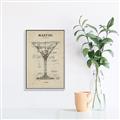 Picture of The Anatomy of a Martini _GroupedProduct_Rectangle_Portrait_Canvas_Framed_