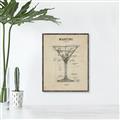 Picture of The Anatomy of a Martini _GroupedProduct_Rectangle_Portrait_Canvas_Framed_