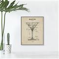 Picture of The Anatomy of a Martini _GroupedProduct_Rectangle_Portrait_Canvas_Framed_