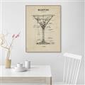 Picture of The Anatomy of a Martini _GroupedProduct_Rectangle_Portrait_Canvas_Framed_
