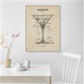 Picture of The Anatomy of a Martini _GroupedProduct_Rectangle_Portrait_Canvas_Framed_
