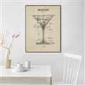 Picture of The Anatomy of a Martini _GroupedProduct_Rectangle_Portrait_Canvas_Framed_