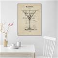 Picture of The Anatomy of a Martini _GroupedProduct_Rectangle_Portrait_Canvas_Framed_