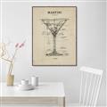 Picture of The Anatomy of a Martini _GroupedProduct_Rectangle_Portrait_Canvas_Framed_