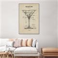 Picture of The Anatomy of a Martini _GroupedProduct_Rectangle_Portrait_Canvas_Framed_