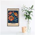 Picture of Flower Market: London _GroupedProduct_Rectangle_Portrait_Canvas_Framed_