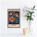 Picture of Flower Market: London _GroupedProduct_Rectangle_Portrait_Canvas_Framed_
