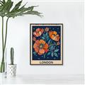 Picture of Flower Market: London _GroupedProduct_Rectangle_Portrait_Canvas_Framed_
