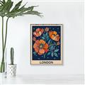 Picture of Flower Market: London _GroupedProduct_Rectangle_Portrait_Canvas_Framed_
