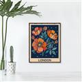 Picture of Flower Market: London _GroupedProduct_Rectangle_Portrait_Canvas_Framed_