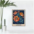 Picture of Flower Market: London _GroupedProduct_Rectangle_Portrait_Canvas_Framed_
