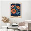 Picture of Flower Market: London _GroupedProduct_Rectangle_Portrait_Canvas_Framed_
