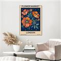 Picture of Flower Market: London _GroupedProduct_Rectangle_Portrait_Canvas_Framed_