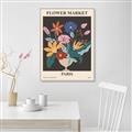 Picture of Flower Market: Paris II _GroupedProduct_Rectangle_Portrait_Canvas_Framed_