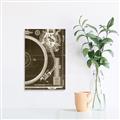 Picture of Blue Print Vinyl I _GroupedProduct_Rectangle_Portrait_Photography _GroupedProduct_Rectangle_Portrait_Unframed_Print_Only_