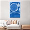 Picture of Blue Print Vinyl II _GroupedProduct_Rectangle_Portrait_Photography _GroupedProduct_Rectangle_Portrait_Unframed_Print_Only_