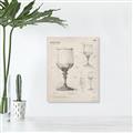 Picture of Sketch of a Wine Glass _GroupedProduct_Rectangle_Portrait_Unframed_Print_Only_