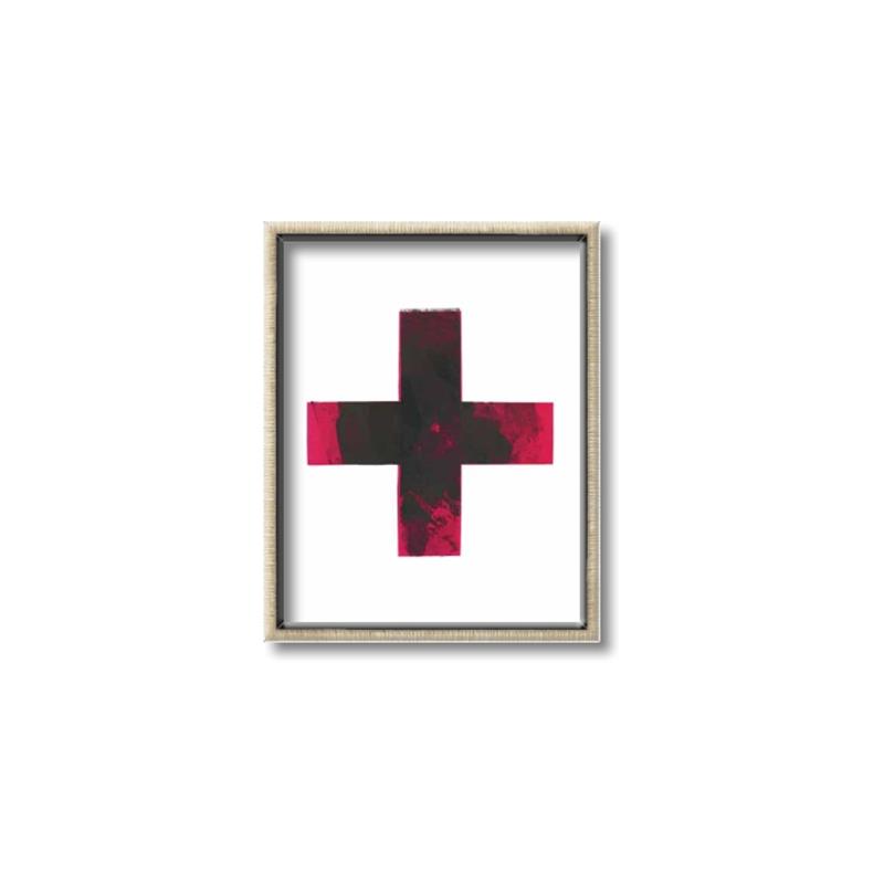 Picture of Red Cross _GroupedProduct_Rectangle_Portrait_Canvas_Framed_